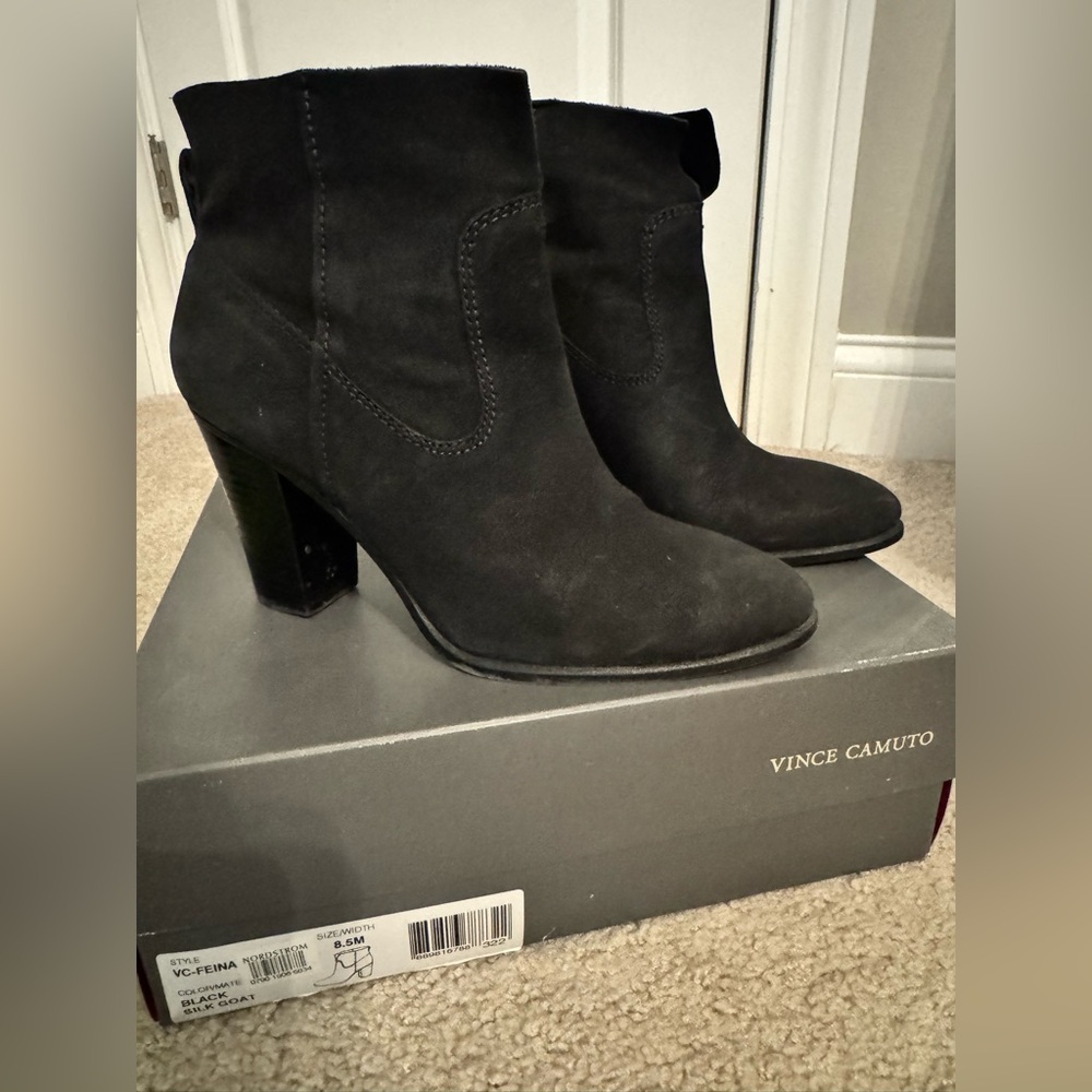 Vince Camuto black boots